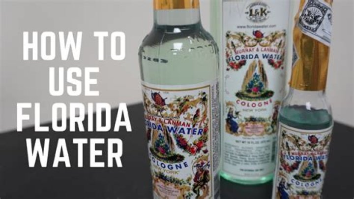 How to use florida water